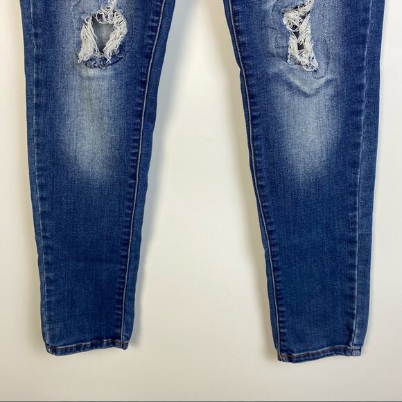 KANCAN DISTRESSED SKINNY JEANS MT1025 SIZE 26 - Picture 4 of 11